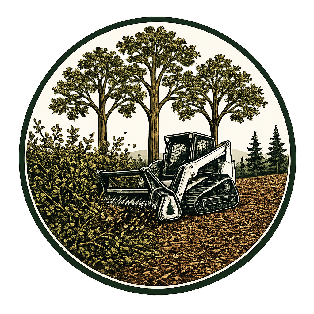 Blackburn Land Service forestry mulching logo